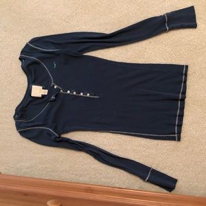 Abercrombie navy long sleeve shirt